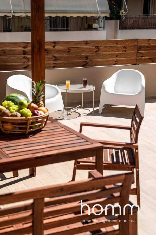 Nemeseos 1St Floor Homm Apartment With Roof Garden And Wading Pool Athen Eksteriør billede